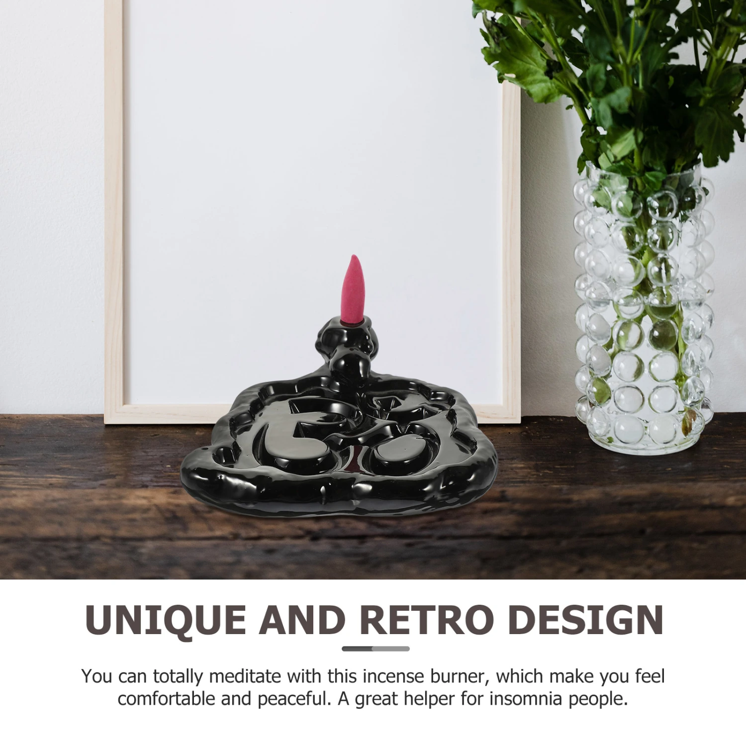 Ceramic Backflow Incense Holder Incense Waterfall Holder Backflow Incense Burner