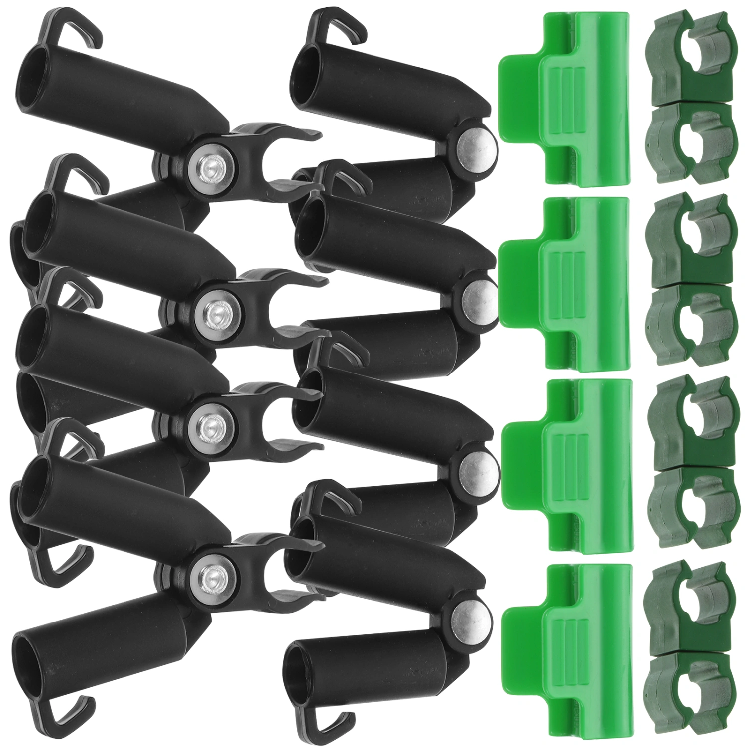1 Set of Gardening Plant Climbing Fixing Brackets Greenhouse Films Clamps Plant Trellis Connector Clips