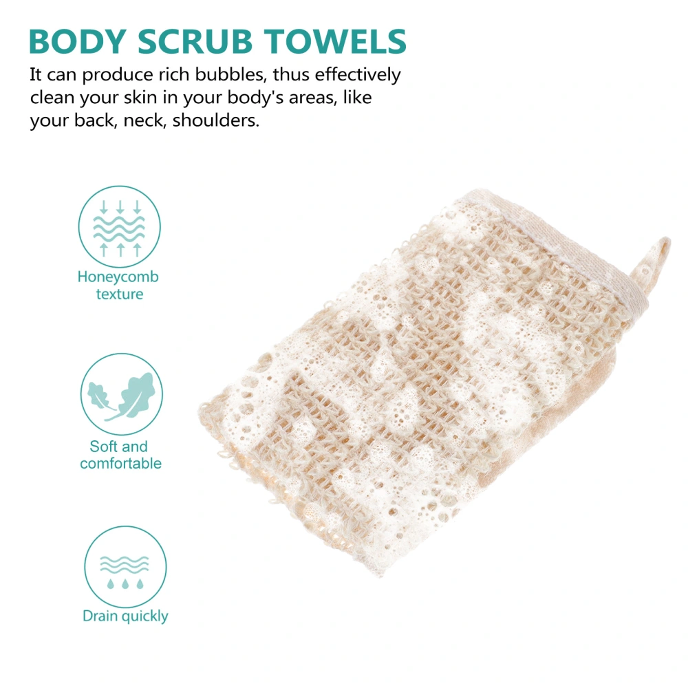 Exfoliating Washcloth Travel Bathing Towel Body Scrubbing Towel Shower Towel