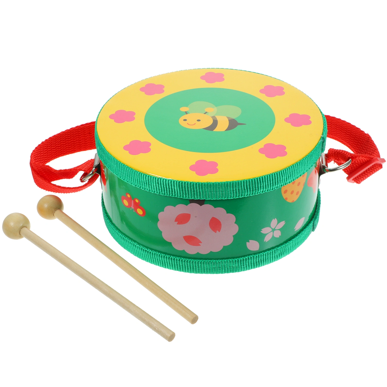 1 Set Drum Hand Drum Stick Set Strong Percussion Drum Toy Music Instrument Supplies