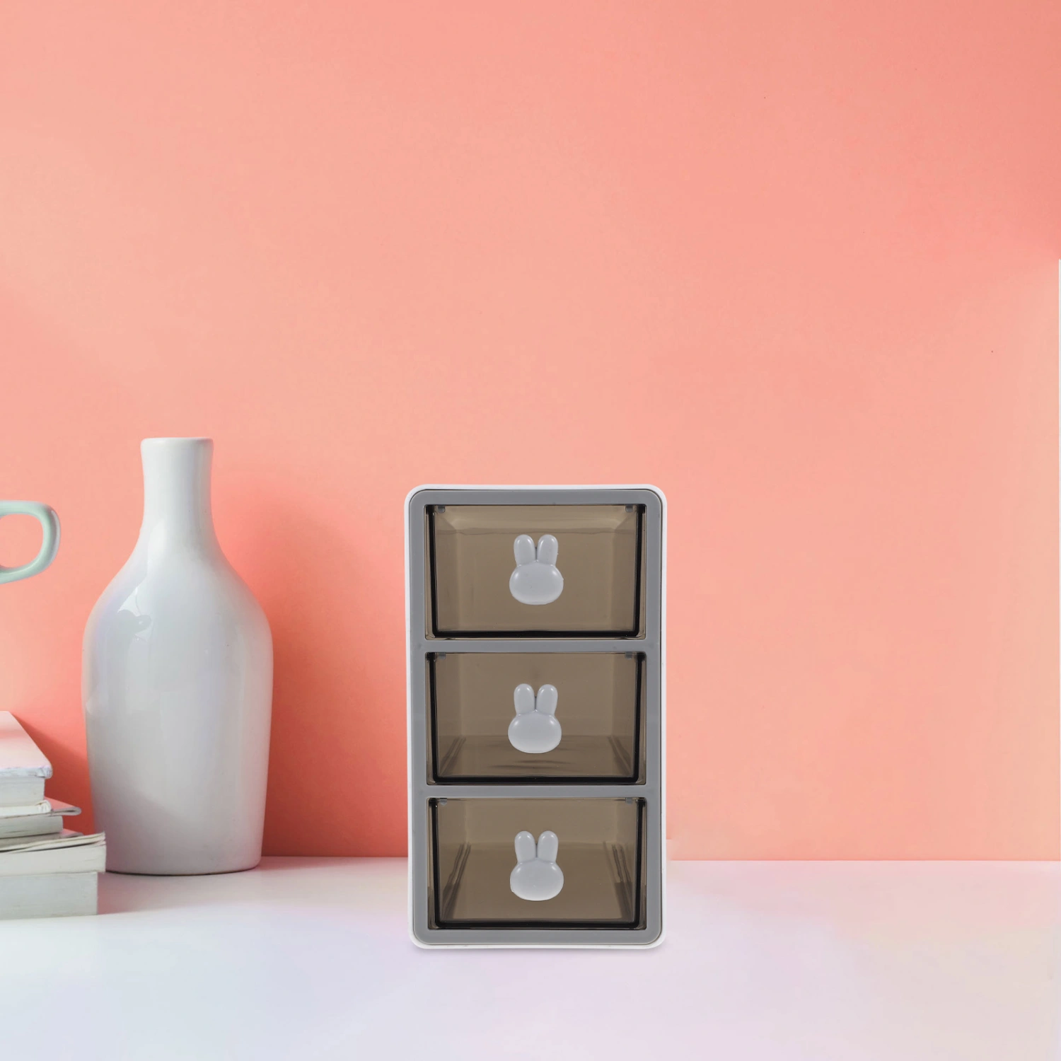Multi-functional Countertop Organizer Storage Box Clear Desktop Sundries Cosmetics Holder