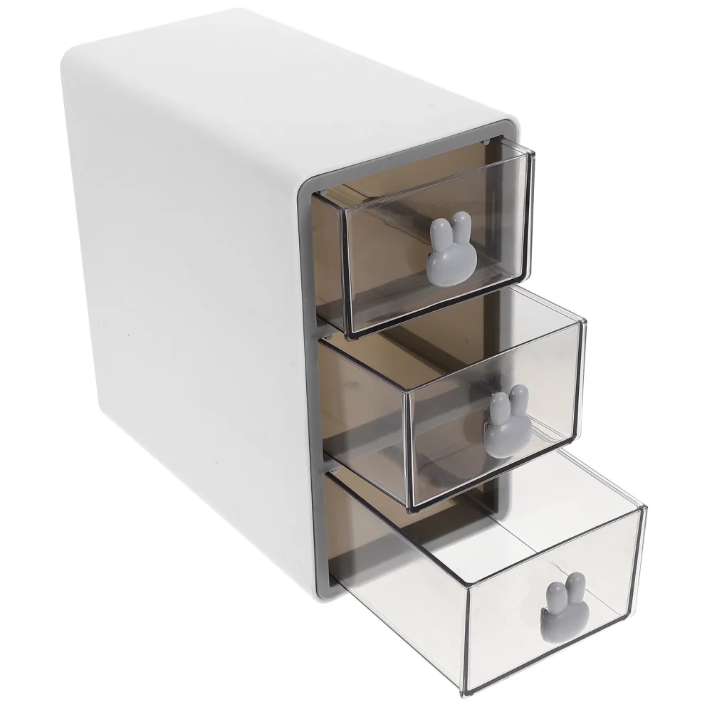 Multi-functional Countertop Organizer Storage Box Clear Desktop Sundries Cosmetics Holder