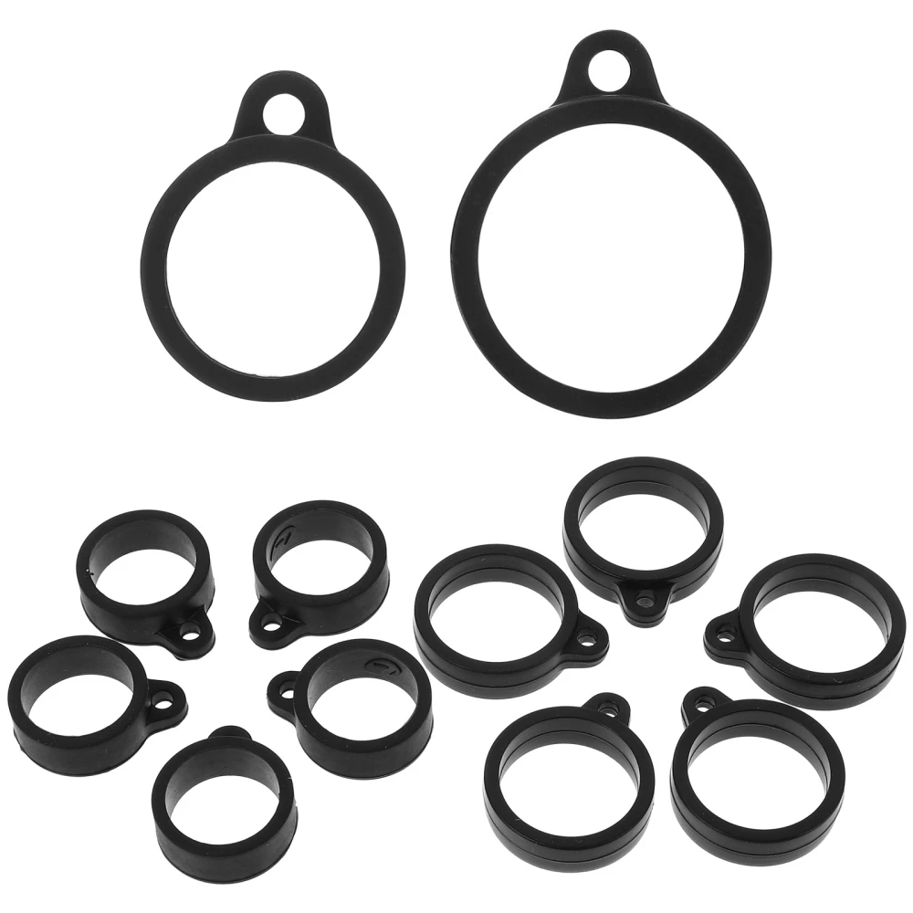 20Pcs Portable Belongings Anti-lost Lanyard Rings Silicone Finger Ring Items Lanyard Rings