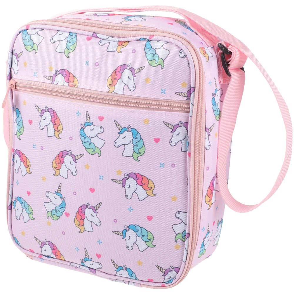 Cartoon Dinosaur Insulated Lunch Bag Portable Lunch Bag Reusable Lunch Cooler Bag