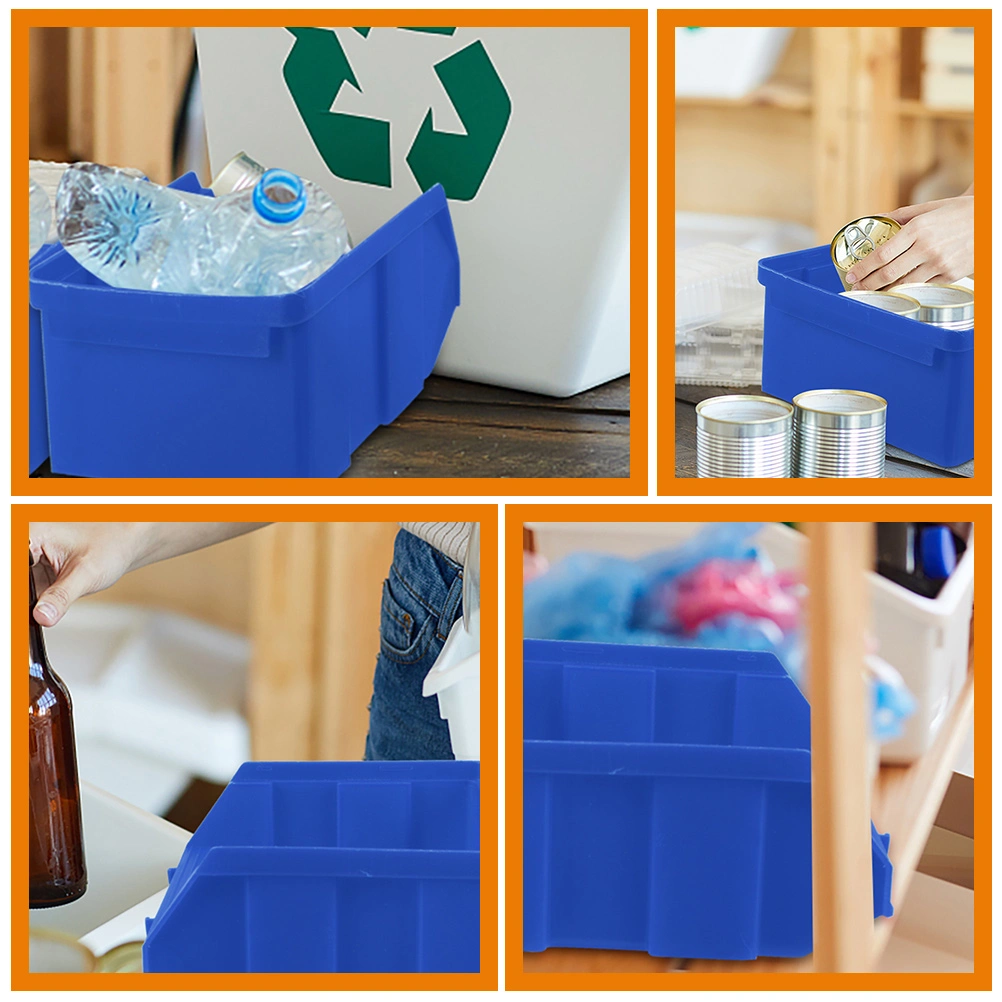 5Pcs Warehouse Storage Racks Components Storage Bins Stackable Parts Storage Bins