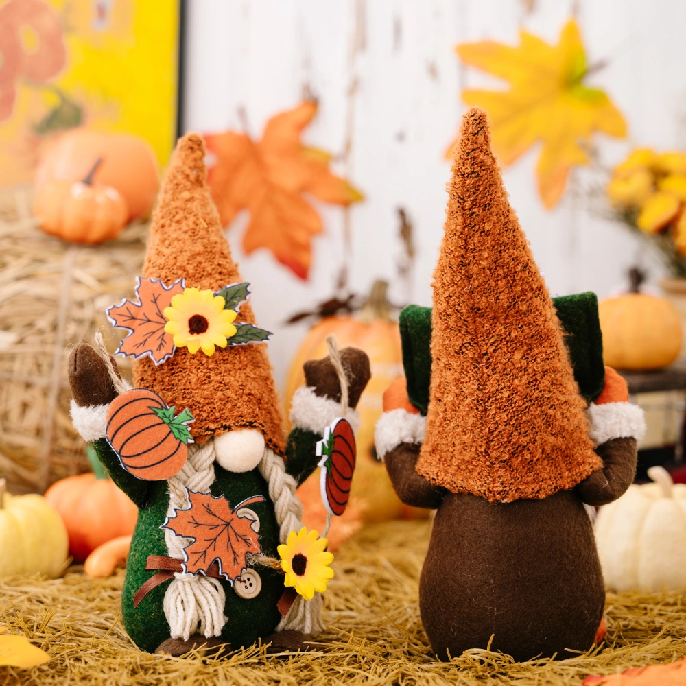 Cute Thanksgiving Gnome Fall Gnome Decoration Thanksgiving Party Tiered Tray Decoration