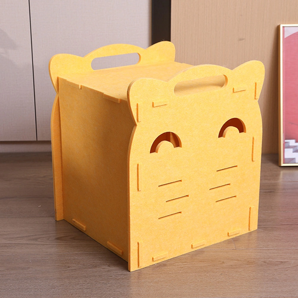 Felt Pet Bed Cat Scratching Board Kittens Small Dogs House Detachable Cat House Scratcher Box