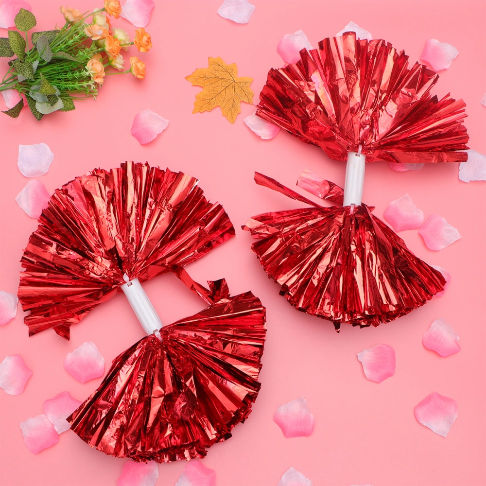 4pcs Cheer Pom Poms Pom Poms Cheerleading Props Dancing Performance Cheerleading Props