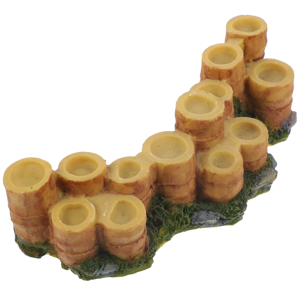 Reptiles Basking Stump Reptiles Climbing Platform Resin Tree Stake Reptiles Tree Stump Craft