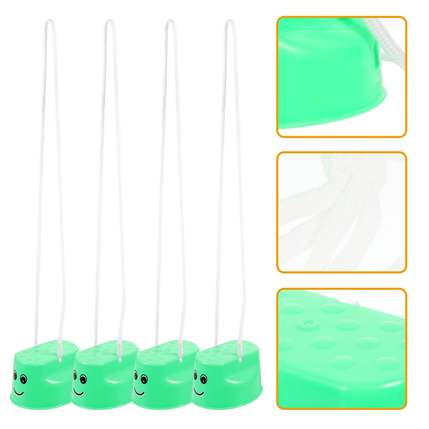 4pcs Stepper Toy Parent-Child Stilts Walking Stilts Toy Balance Toy for Toddler Walking