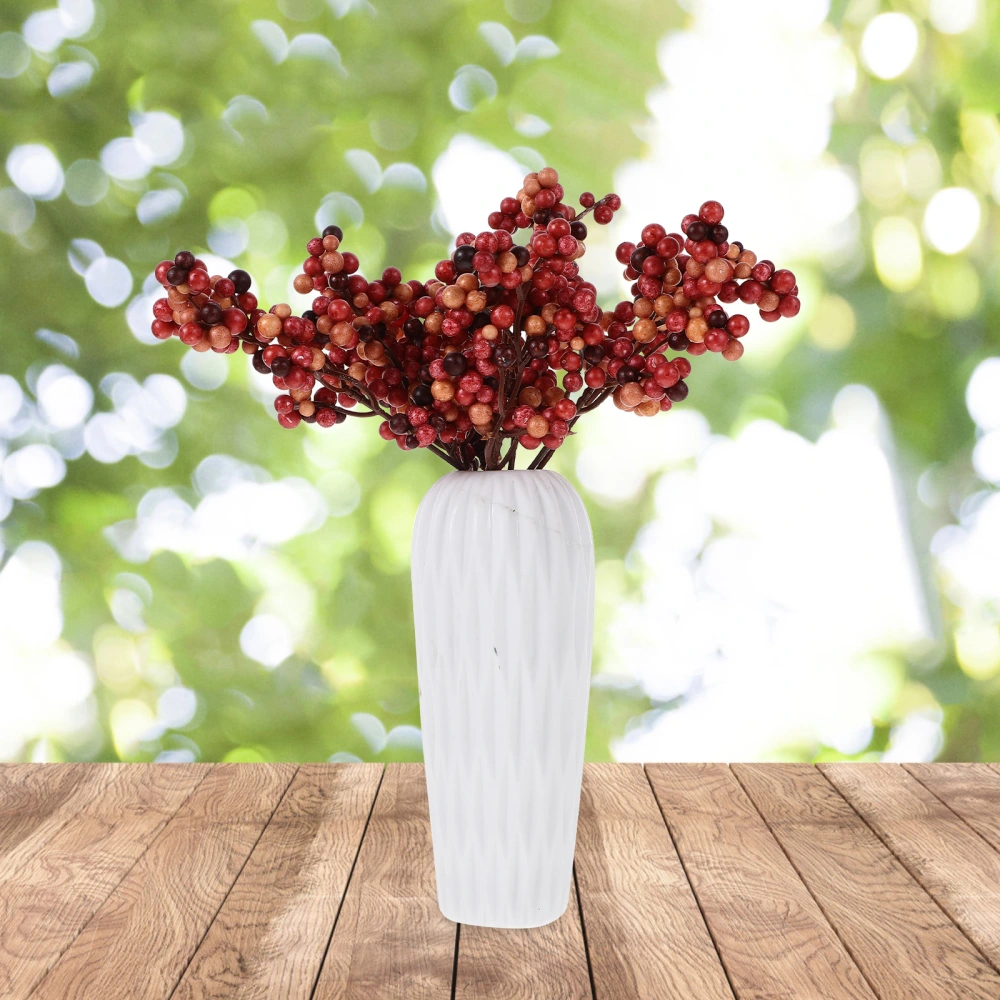 12pcs Artificial Berry Stems Christmas Berry Picks Decor Berries Branches Decorations