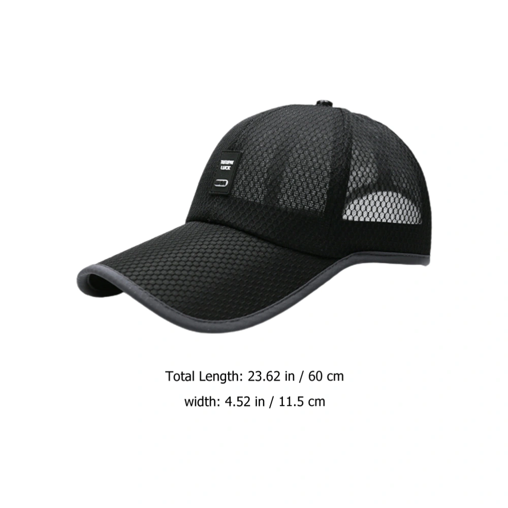 Quick Drying Baseball Cap Sun Hat Mesh Side Baseball Cap Sun Protection Hat for Men Outdoor