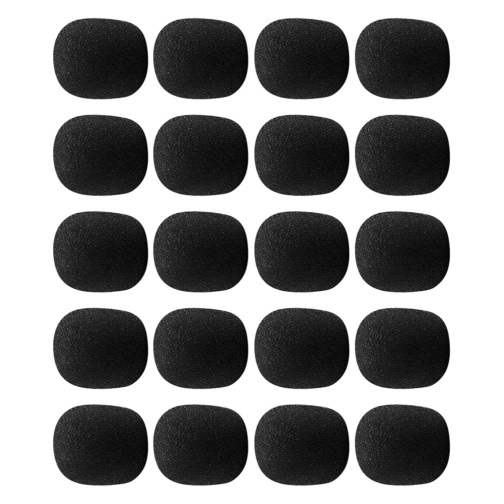50pcs Microphone Covers Sponge Microphone Covers Microphone Windscreen Sponge Covers