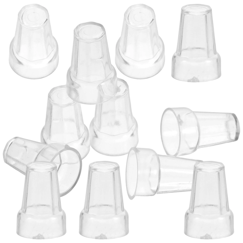 12pcs Doll House Cups Plastic Mini Cups Transparent Mousse Cups Miniature Ice Cream Cup