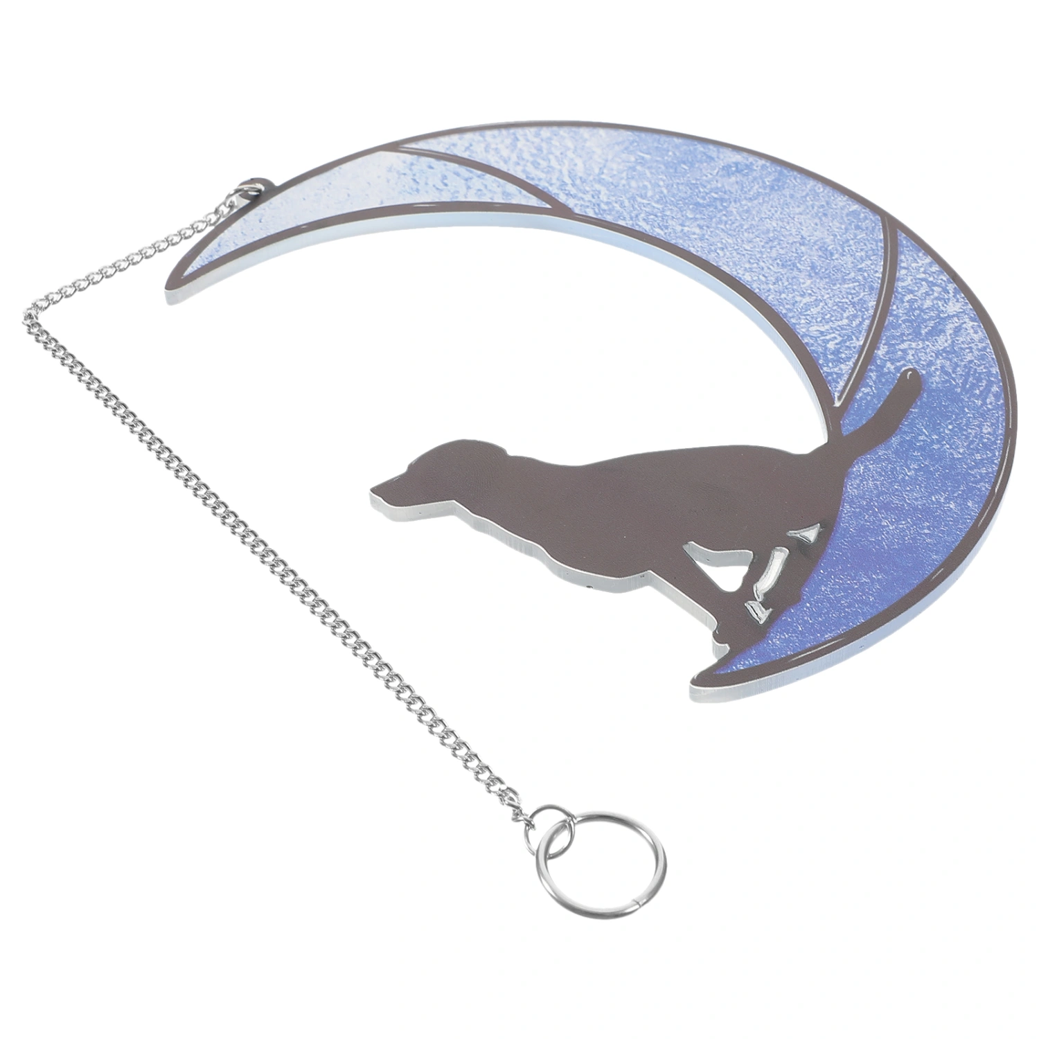 Decorative Acrylic Sun Catcher Window Pendant Window Hanging Decor Moon Dog Pendant
