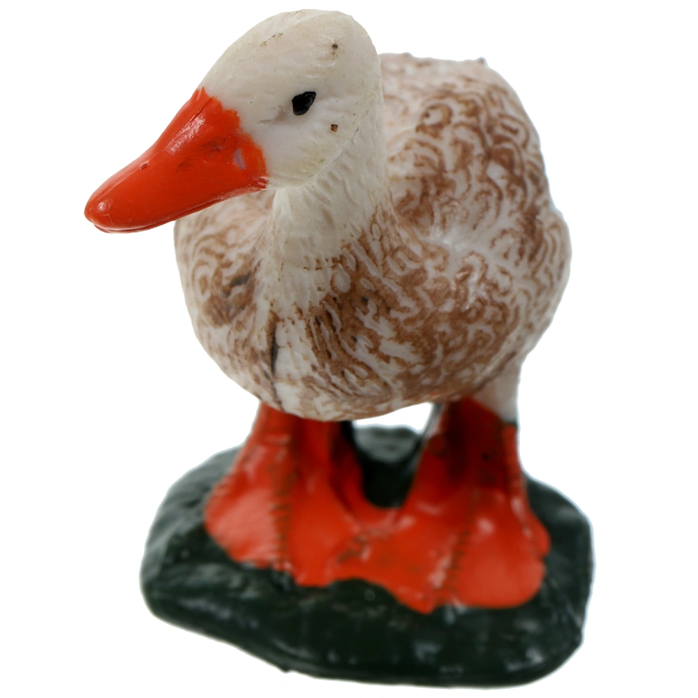 Realistic Duck Figurine Artificial Duck Model Sculpture Garden Statue for Decoration