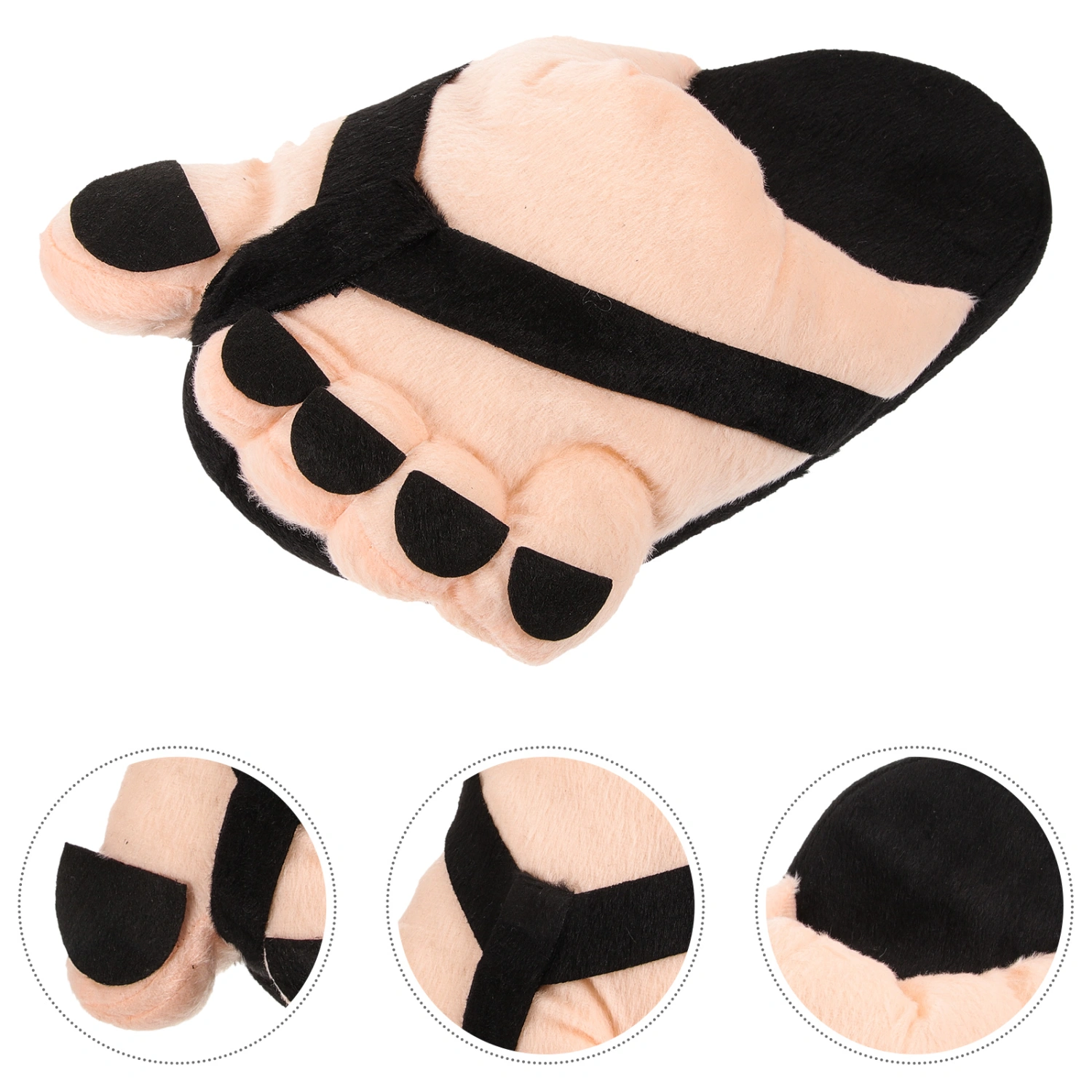 1 Pair of Cosplay Slippers Giant Slippers Halloween Parties Slippers Prop Party Favor