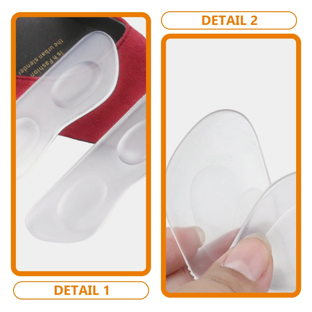 4 Pairs Silicone Heel Pads High Heel Pads Adhesive Heel Liners Silicone Heel Protector