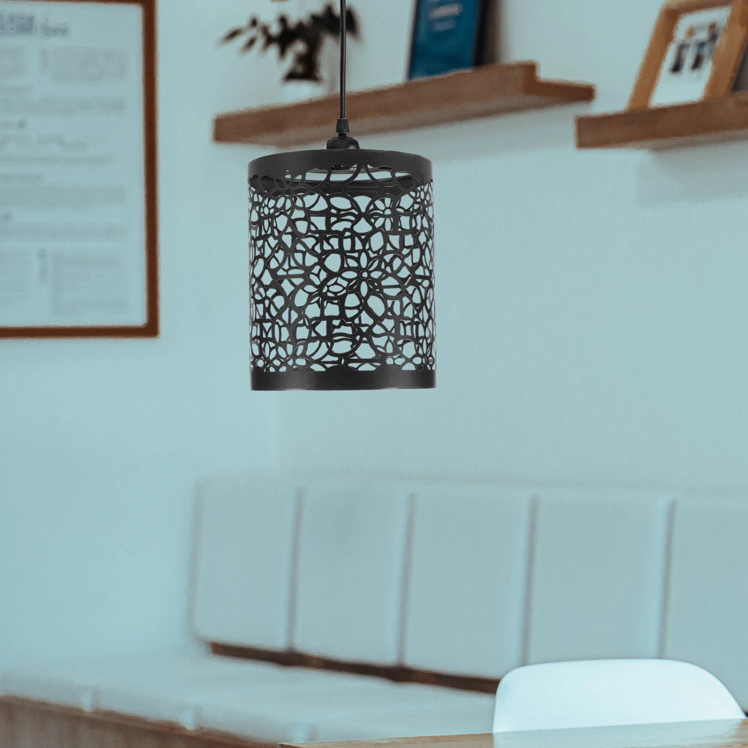 Hollow Out Lamp Shade Flower Carving Lampshade Ceiling Lamp Cover Metal Light Shade Pendant