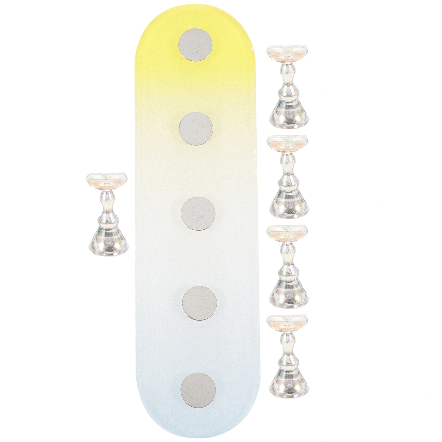 1 Set of Decorative Nail Display Nail Holders Training Nail Stands Beauty Nail Display Nail Stands