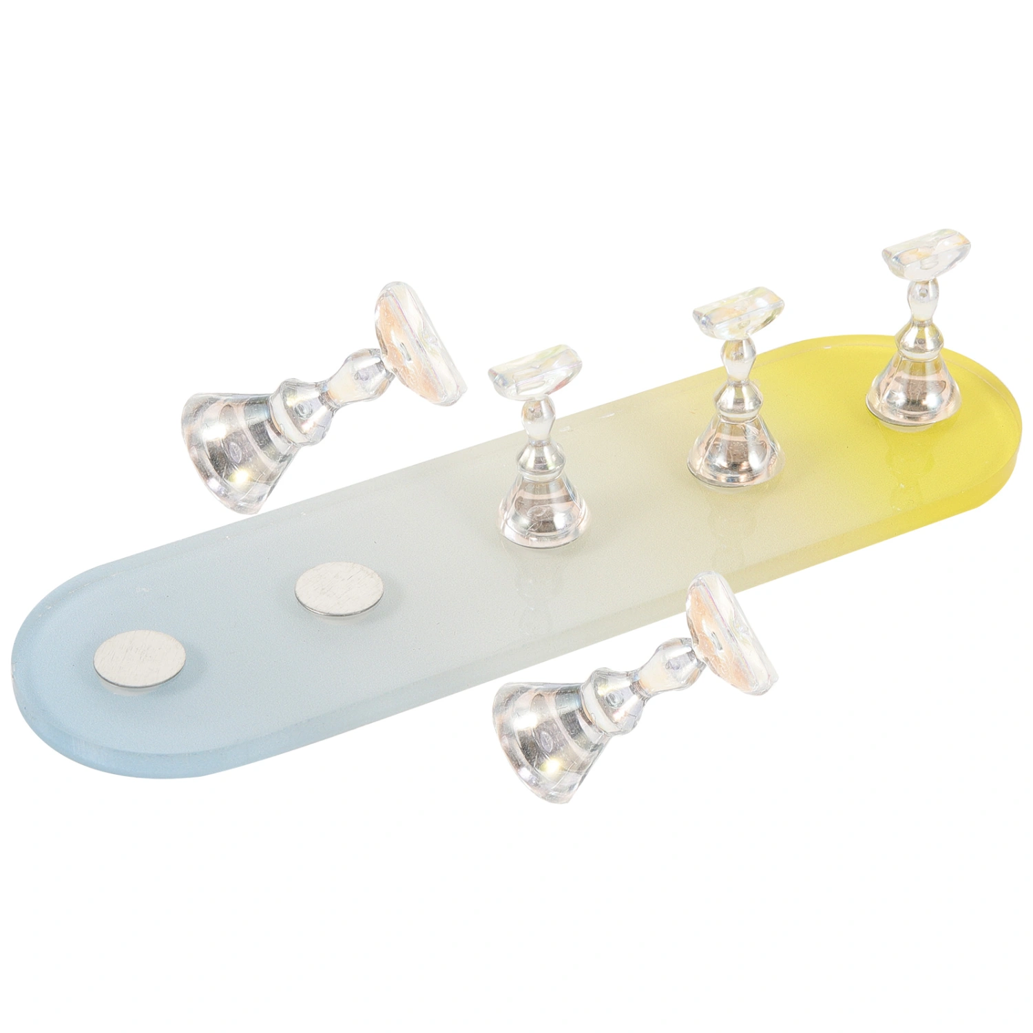 1 Set of Decorative Nail Display Nail Holders Training Nail Stands Beauty Nail Display Nail Stands