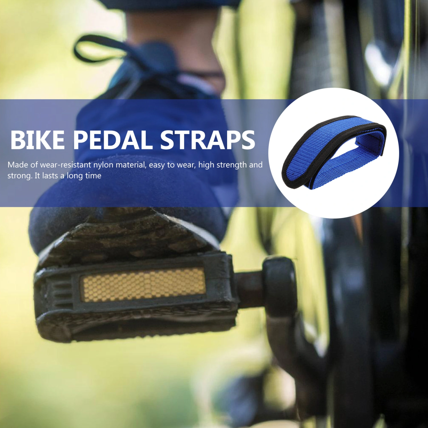 4 Pairs Exercise Bike Pedal Straps Gym Cycle Pedal Straps Adjustable Footrest Straps