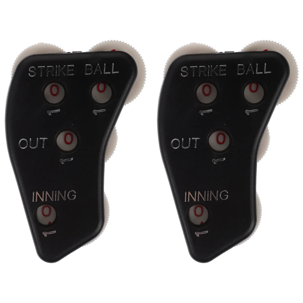 2Pcs Baseball Counter Clicker Umpire Clicker Umpire Gear Baseball Clicker Portable Baseball Umpire Clicker