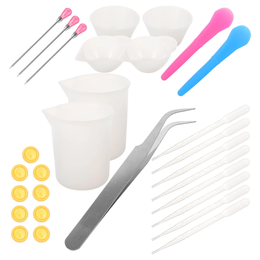 1 Set of Silicone Measuring Cups Silicone Measuring Cups DIY Jewelry Making Supplies