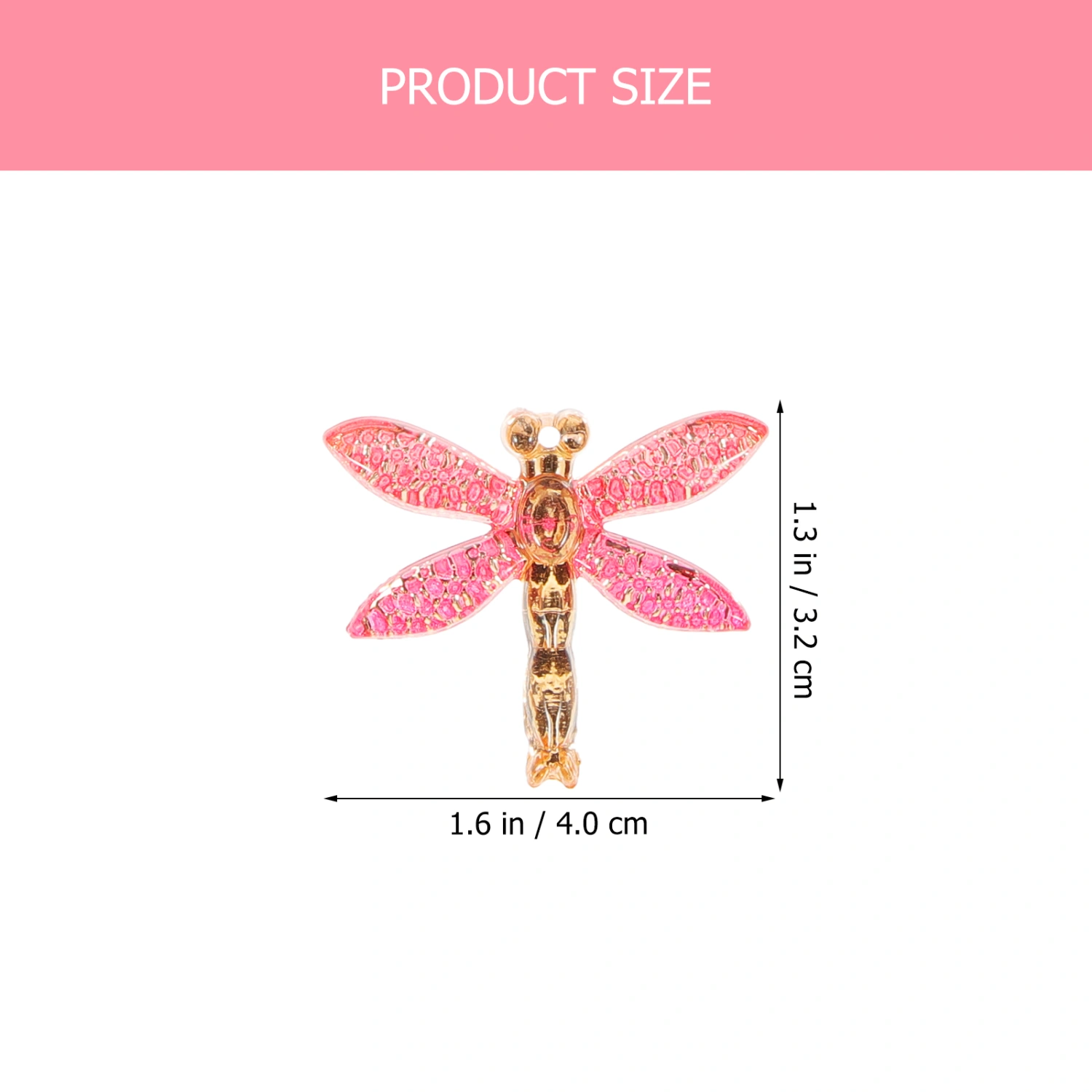 10pcs Tiny Dragonfly Charms Insect Charms Resin Charm Embellishments for Crafting