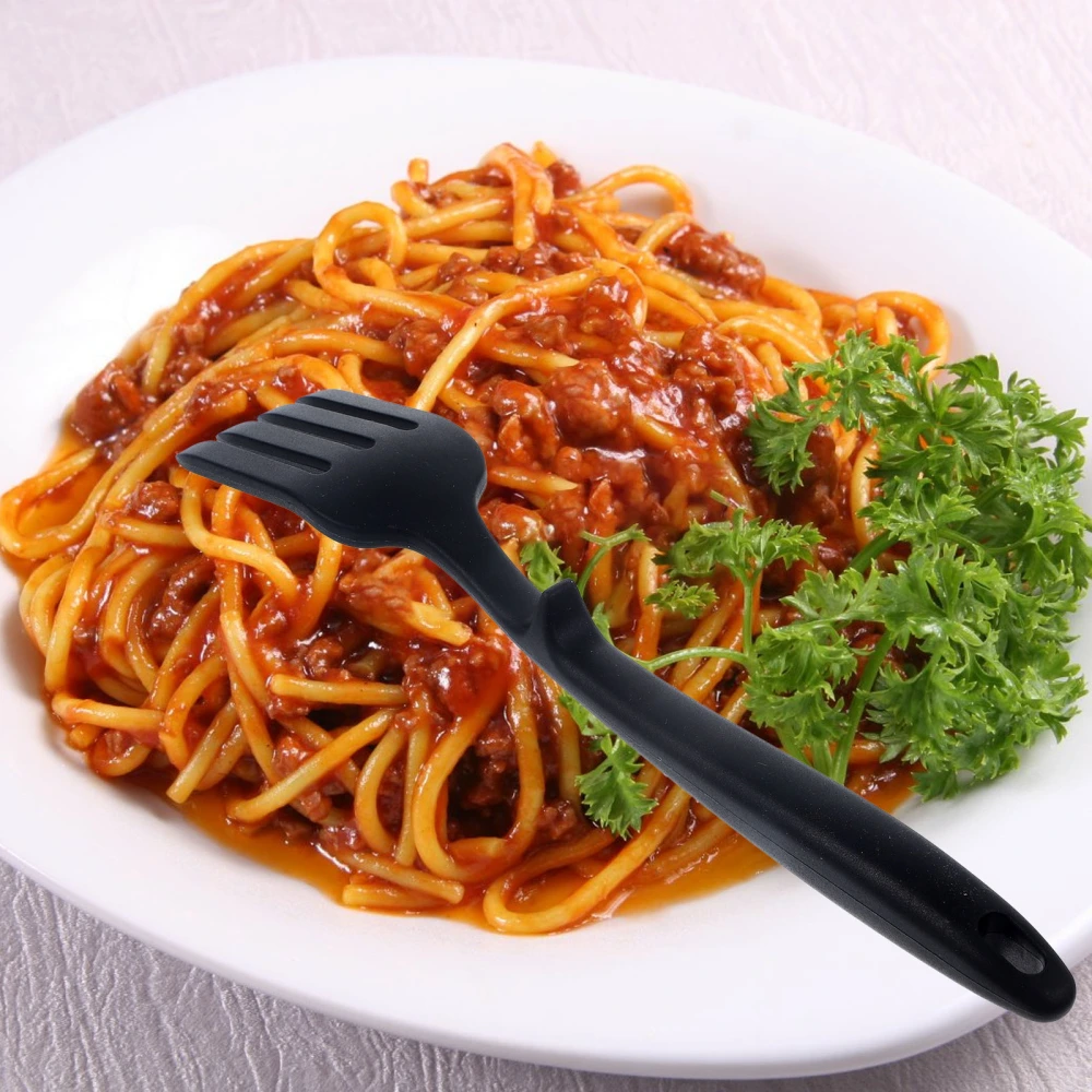 2pcs Silicone Flexible Fork Kitchen Non Stick Fork Noodle Fork Dinner Fork Kitchen Gadgets