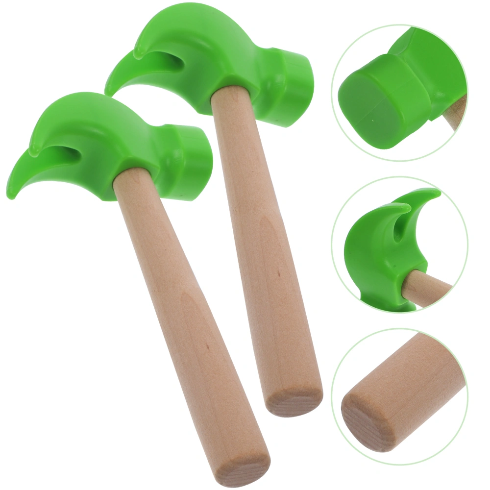 2Pcs Hammer Pounding Toys Creative Hammer Toys Children Beating Gavel Toys