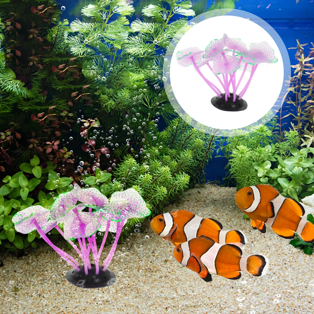 Aquarium Simulation Coral Decoration Underwater Plant Ornament Fish Tank Layout Fake Coral