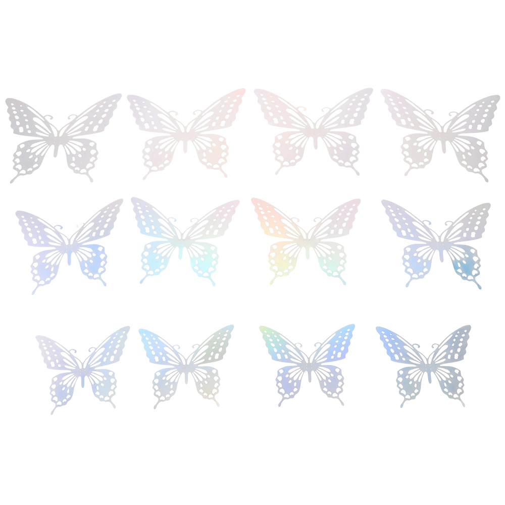 12pcs Butterfly Wall Decor 3D Butterflies Wall Stickers Paper Butterfly Sticker Decorations