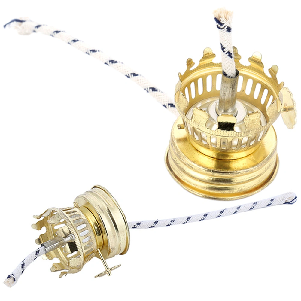 2 pcs Oil Lamp Burner Kerosene Oil Lamp Burner Replacement Kerosene Lamp Burner with Wicks