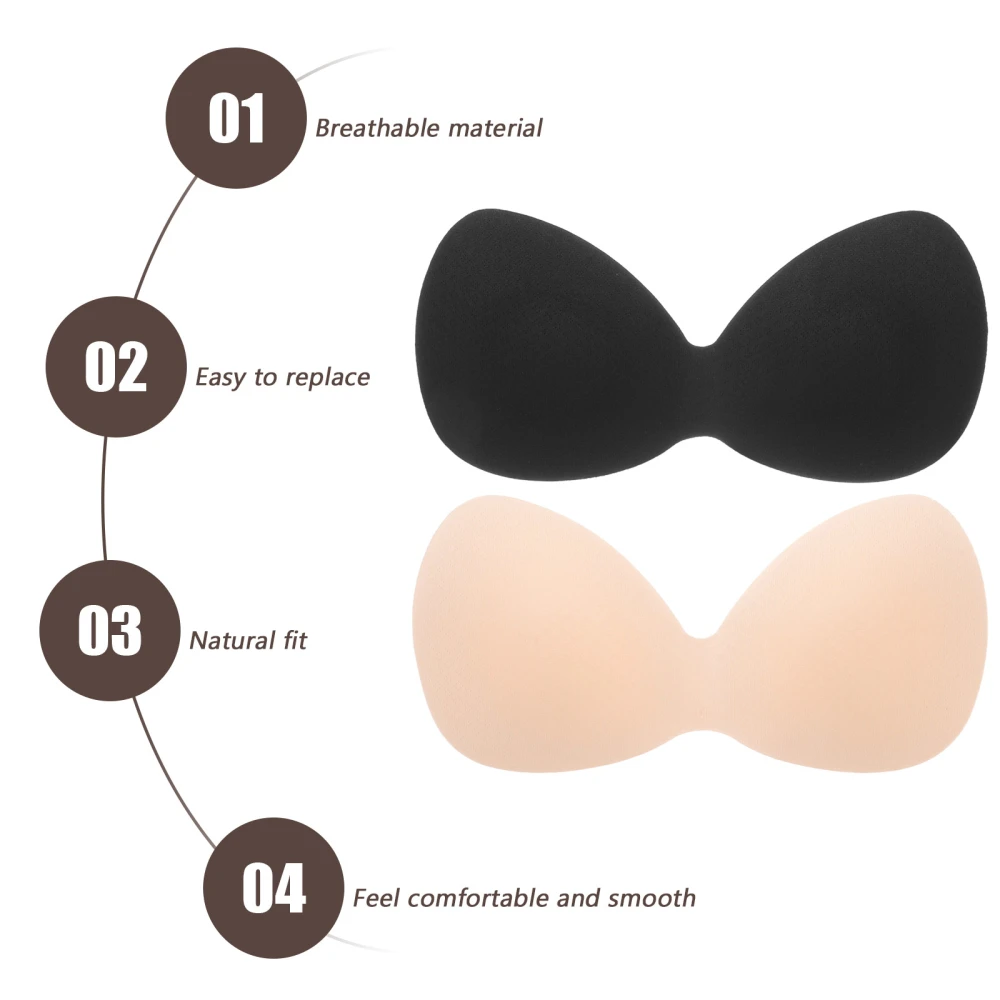 4Pcs Integrated Bra Pads Sports Bra Inserts Pad Sports Bra Inserts Sports Bra Accessories