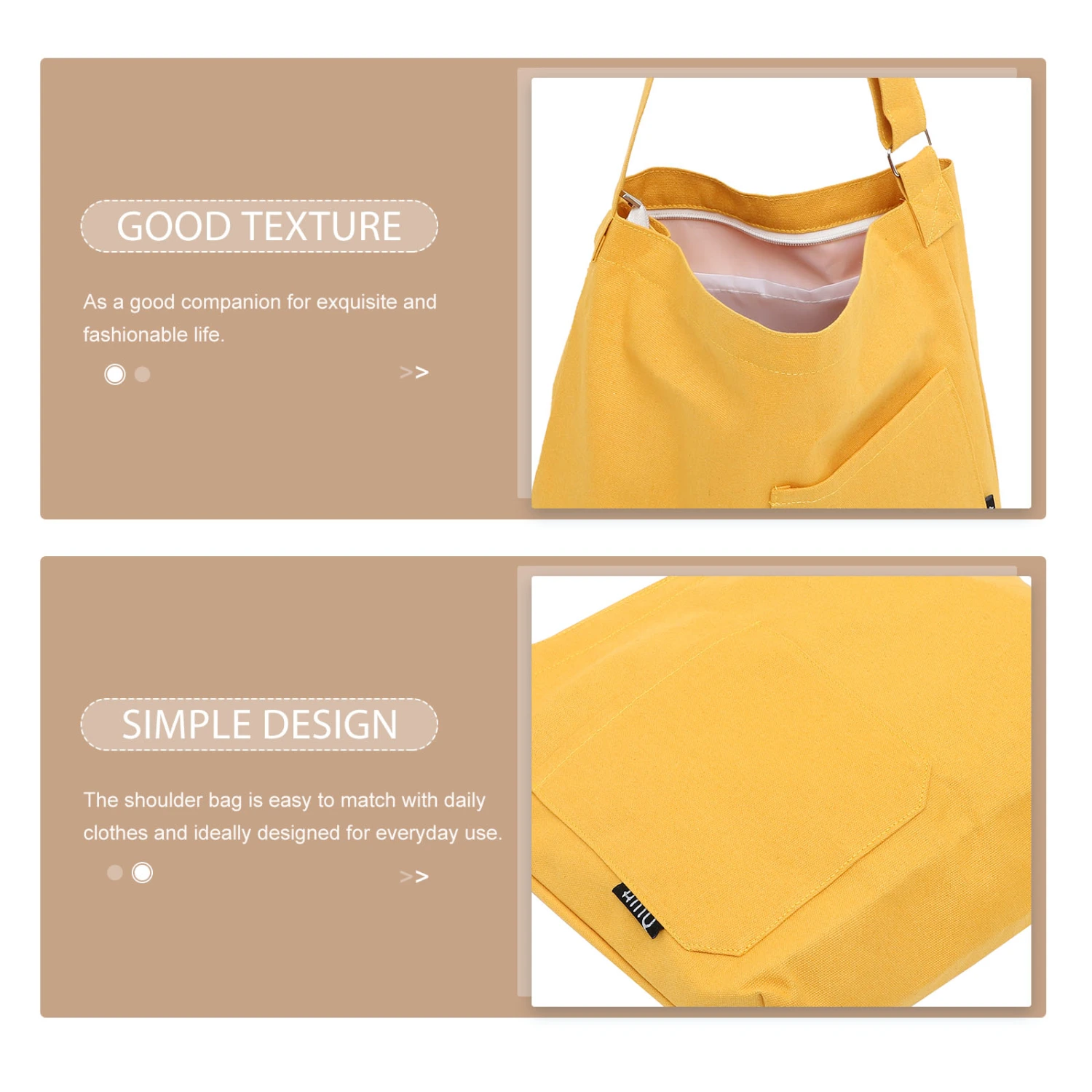 Canvas Shoulder Bag Tote Bag Large Capacity Messenger Bag Casual Shoulder Bag Crossbody Bag