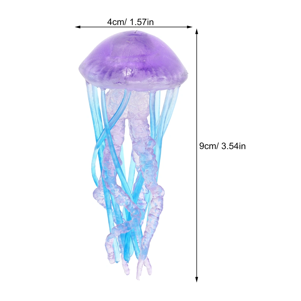 Mini Simulation Jellyfish Model Decorative Jellyfish Models Fish Tank Decoration