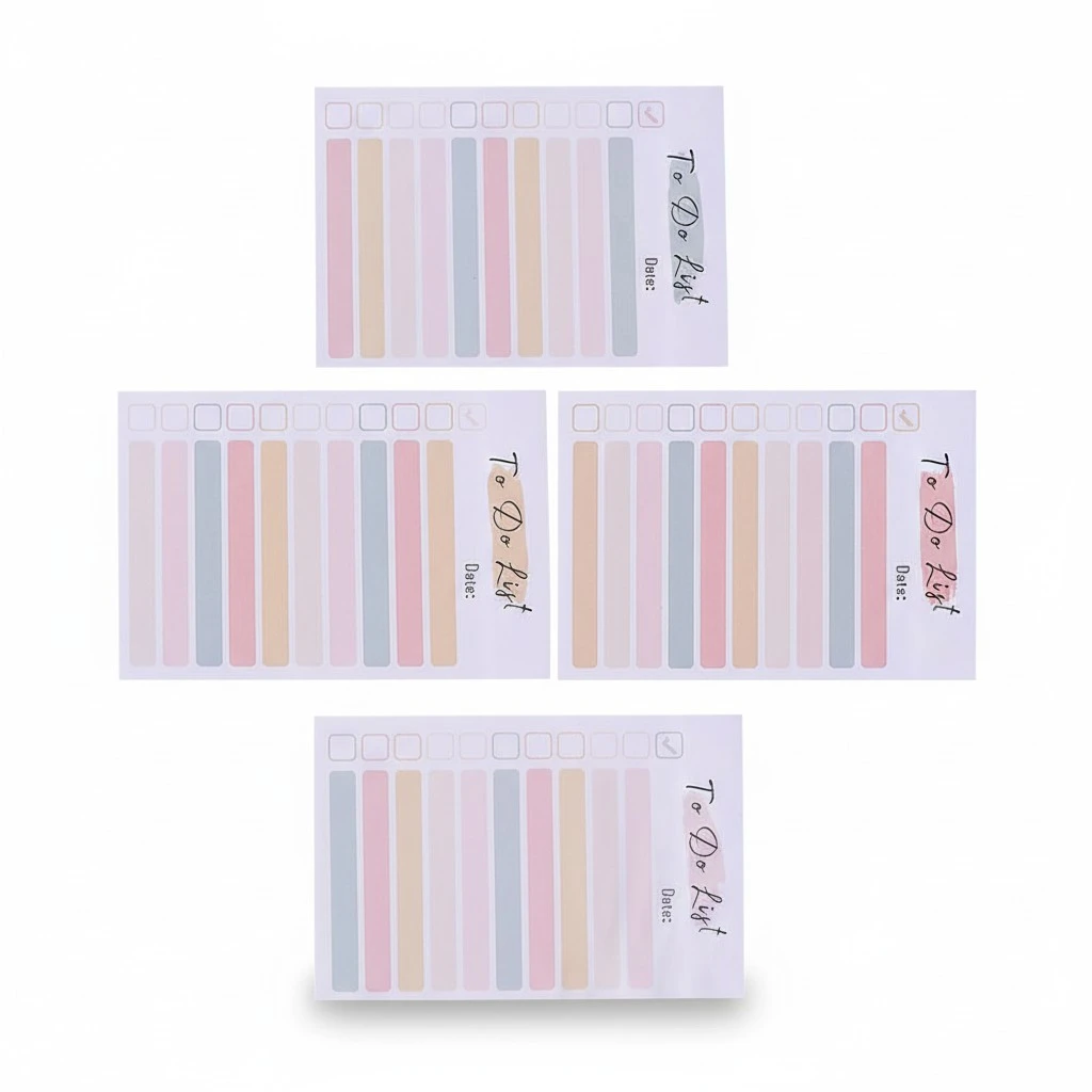 8 Books of Memo Pads Tearable Memo Stickers Portable To-do List Memo Pads for Student