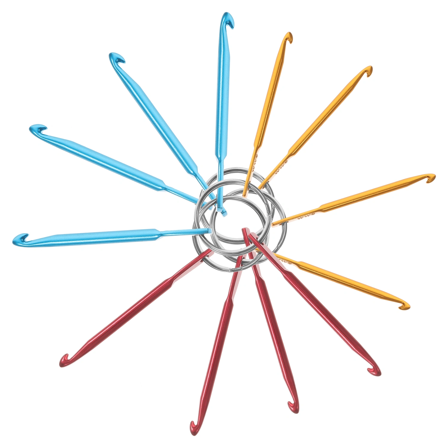 4Pcs Knitting Hooks Yarn Crocheting Needles Crochet Hooks Sewing Needles Crochet Hooks
