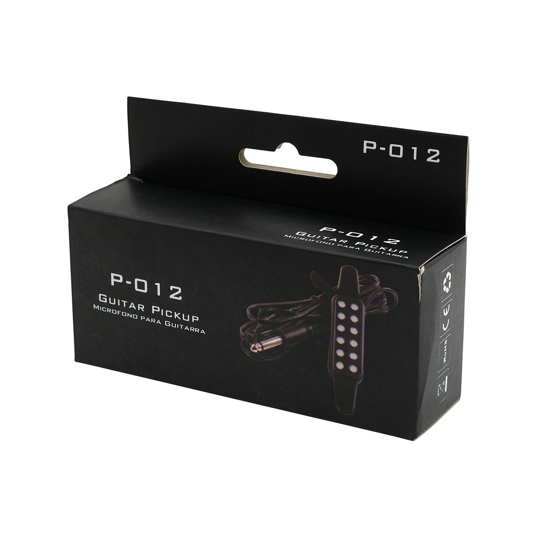 Folk Guitar Pickup No Drilling Acoustic Guitar Pickup Professional Electric Guitar Pickup with Cable Cord