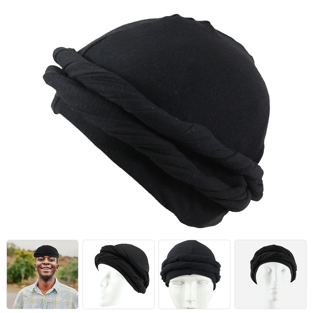 Men Turban Twisted Head Wrap Stretchy Turban Vintage Turban Elastic Turban Head Wrap