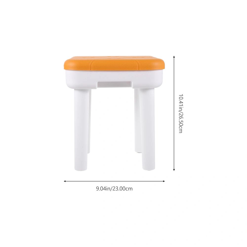 Imitation Leather Stool Household Shoes Changing Stool Small Low Stool for Home