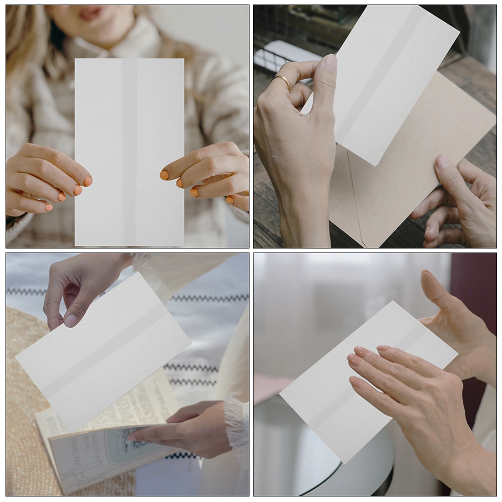 50Pcs Invitation Cards Envelope Translucent Envelopes Blank Envelopes Practical Envelopes