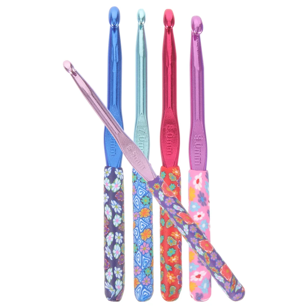 5Pcs Knitting Hooks Yarn Crocheting Needles Crochet Hooks Sewing Needles Crochet Hooks