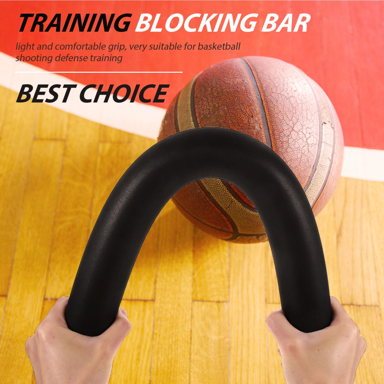 Basketball Training Flexible Interference Bar Basketball Ball Control Trainer