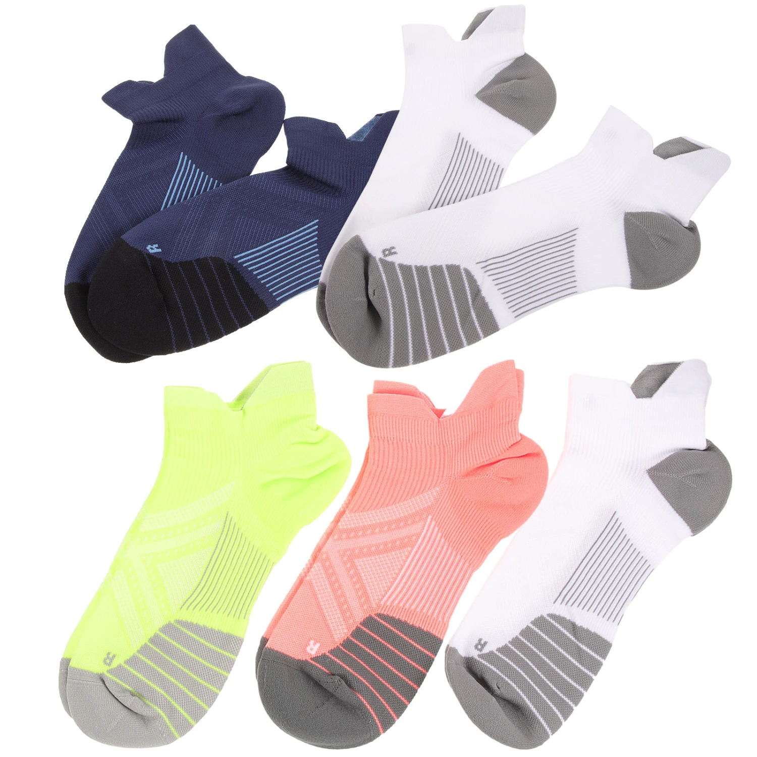 5 Pairs Breathable Socks Men Women Fashion Socks Comfortable Running Socks