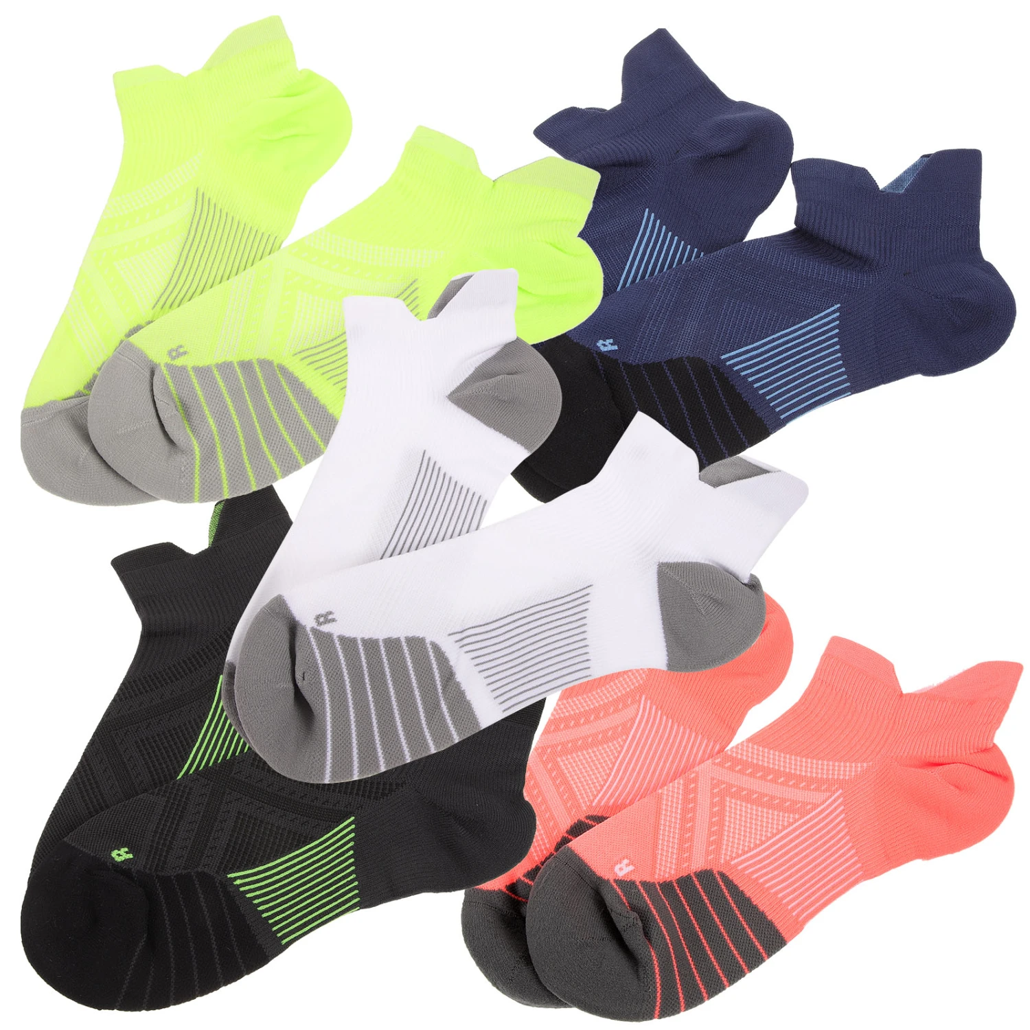 5 Pairs Breathable Socks Men Women Fashion Socks Comfortable Running Socks