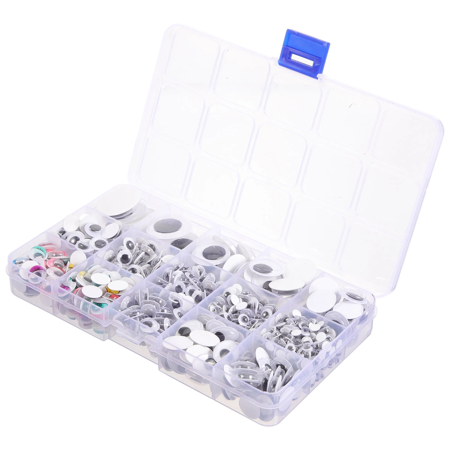 1100pcs Round Fake Eyeballs Doll Eyeballs Fake Eyes for Doll Making Diy Making Supplies