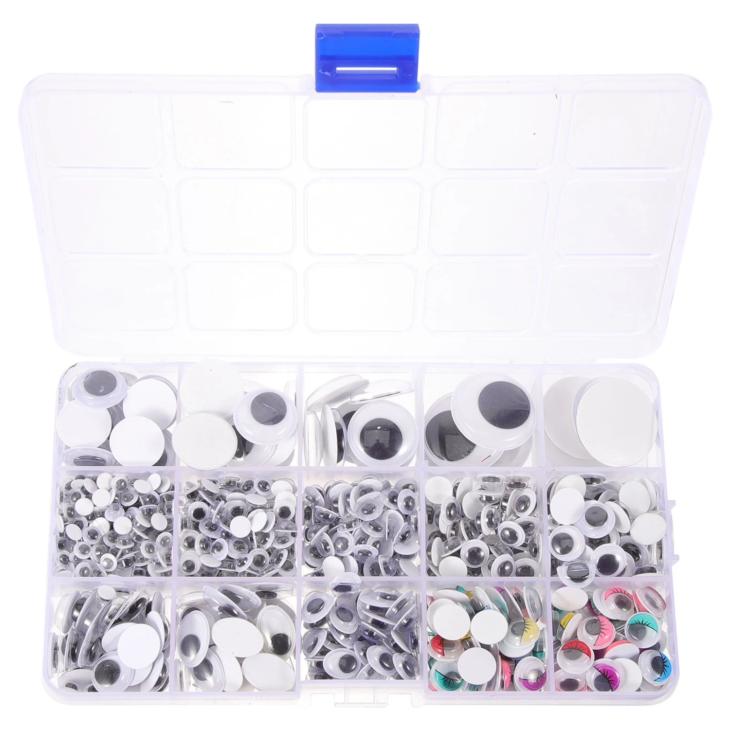 1100pcs Round Fake Eyeballs Doll Eyeballs Fake Eyes for Doll Making Diy Making Supplies