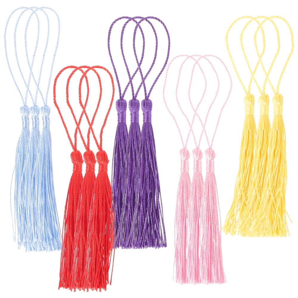 1 Set of Bookmark Tassels Handmade Craft Tassels Mini Tassels Decorative Tassels Diy Supplies